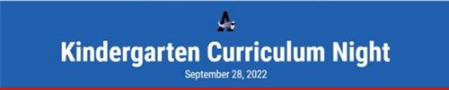 Kindergarten Curriculum Night (Warren School)