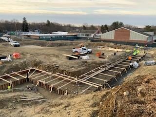 David_Mindess_School_Building_Project_Excavator_Readying_the_site